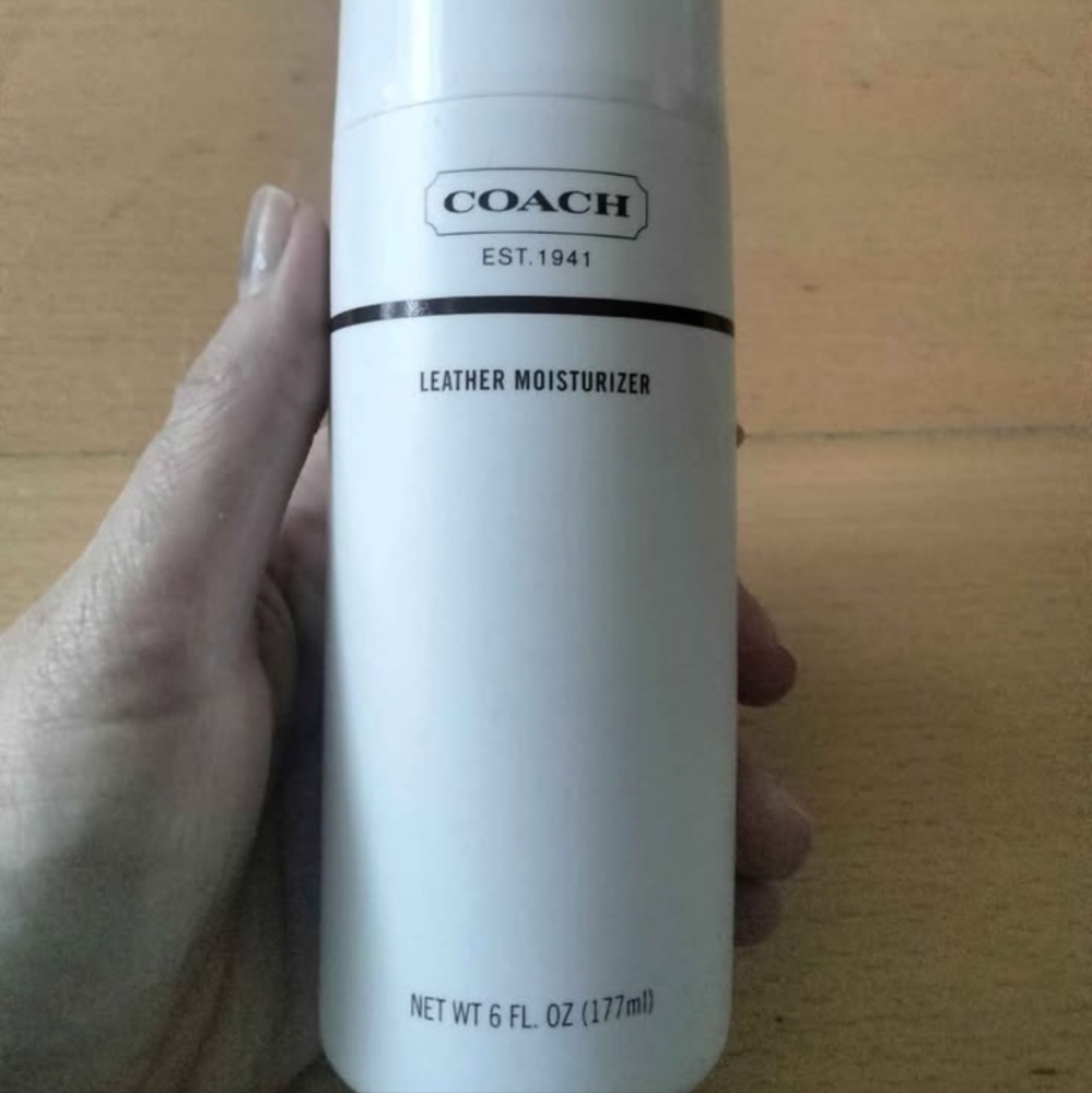 Coach purse or two or cold moisturizer for leather.